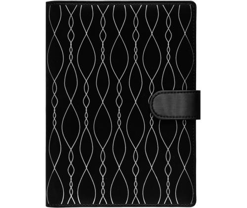 Kehyskalenteri Boss A5 DAY, kierresidonta, FASHION-kannet (MUST SHINING) 00070/40272