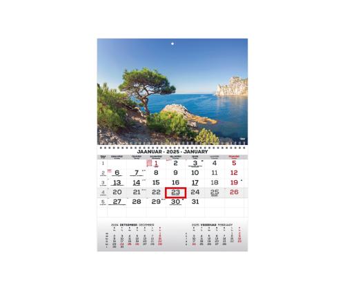 Pellavakalenteri MONO viro-englanti nro.11 2911050011 2911050011