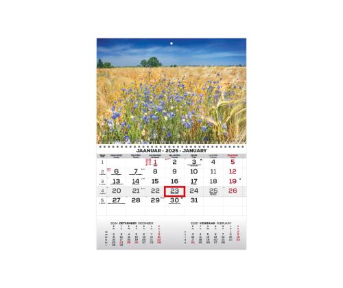 Pellavakalenteri MONO viroksi-englanniksi nro 28 2911050028 2911050028