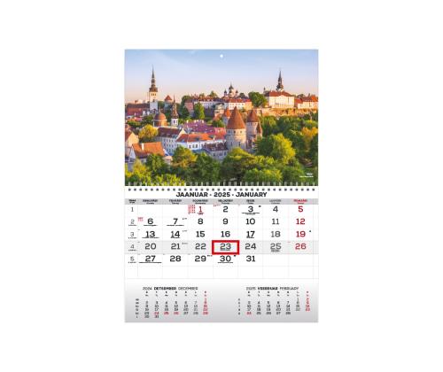 Pellavakalenteri MONO viroksi-englanniksi nro 20 2911050020 2911050020