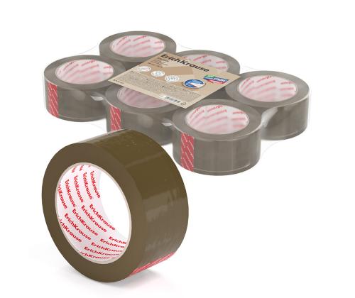 Pakkausteippi 48mmx50m ERICH KRAUSE ruskea 6 kpl/pkt
