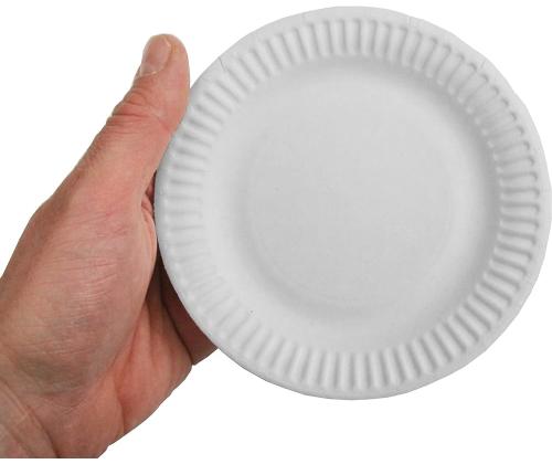 Pahvilautanen 15 cm valkoinen 100 kpl pakkauksessa