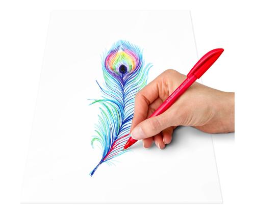 Kuulakärkikynä korkilla STAEDTLER Ball 4320 M/1.0mm 10 värin setti