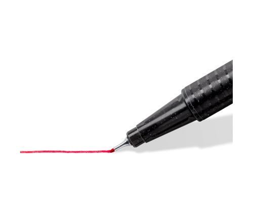 Kuulakärkikynä korkilla STAEDTLER triplus® fineliner 334 0.3mm 4-värinen setti