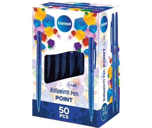 Kuulakärkikynä CENTRUM Point 0,7mm sininen muste