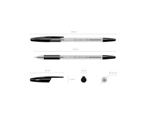 Kuulakynä R-301 Classic Erich Krause musta 1,0mm