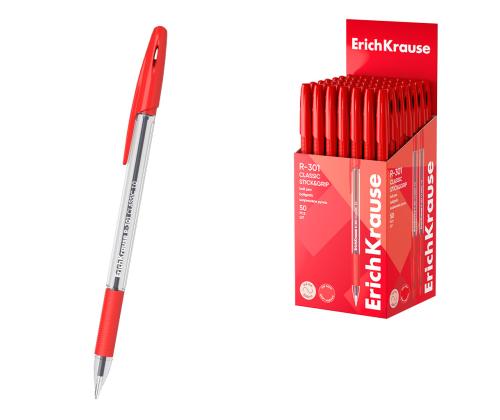 Kuulakärkikynä korkilla ERICH KRAUSE R-301 Classic 1mm punainen