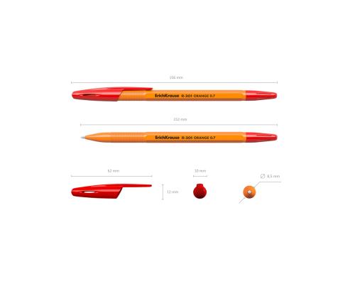 Kuulakynä R-301 Classic Erich Krause punainen