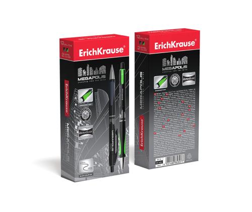 Kuulakynä Megapolis Erich Krause  musta