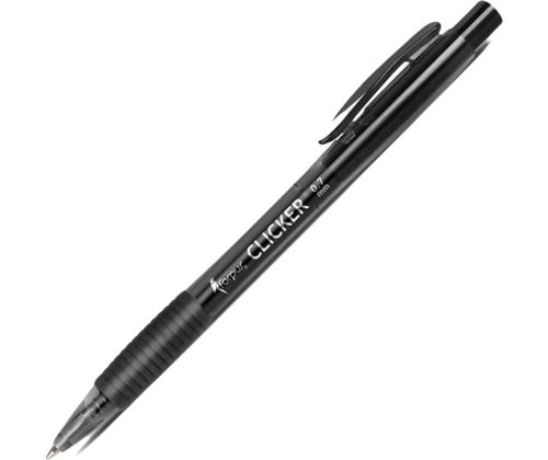 Kuulakynä Clicker musta 0,7mm