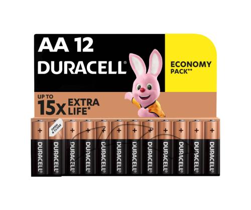 Paristot AA DURACELL Basic 1,5V 12 kpl