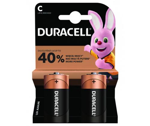 Paristot LR14/C DURACELL 1.5V 2 kpl