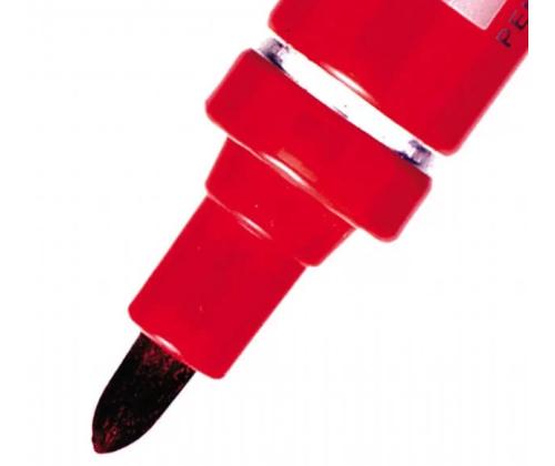 Permanentne marker PENTEL N50 koonilise otsaga metallkorpusega must