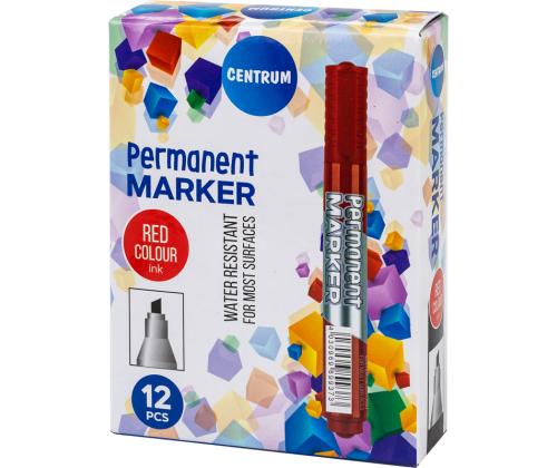 Pysyvä tussi kartiomaisella kärjellä CENTRUM 1-5mm punainen