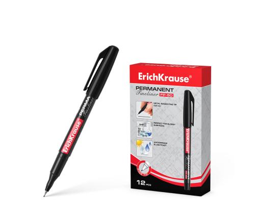 Pysyvä tussi ERICH KRAUSE FP-50 (F) 0.7mm musta