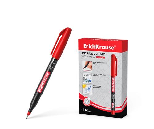 Pysyvä merkki ERICH KRAUSE FP-50 (F) 0,7mm punainen