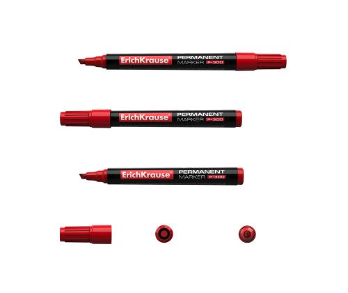 Pysyvä tussi ERICH KRAUSE P-300 0,5-4,6mm leikattu kärki punainen