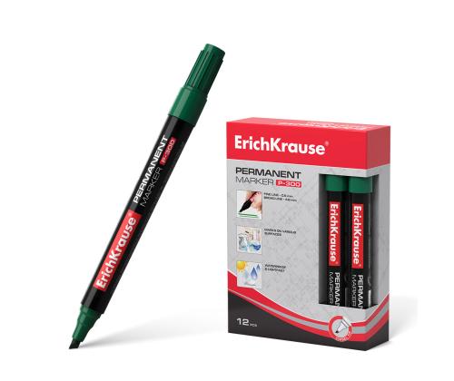 Pysyvä tussi ERICH KRAUSE P-300 0,5-4,6mm leikattu kärki vihreä