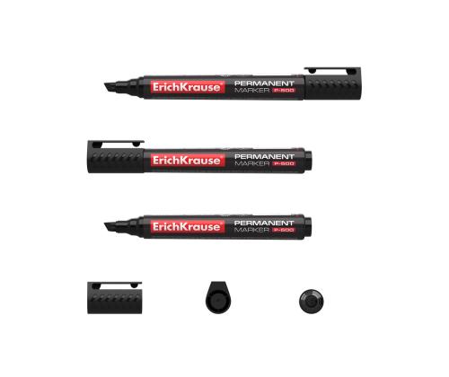 Pysyvä tussi ERICH KRAUSE P-500 taskupidikkeellä, leikkaus, 0,5-4,6 mm musta