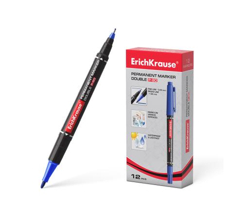 Permanentne marker ERICH KRAUSE P-80 kahe otsaga 0,5/2,0mm sinine