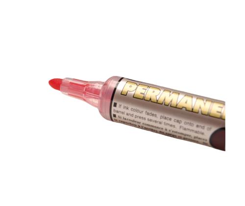 Pysyvä tussi kartiomaisella kärjellä PENTEL NLF50 punainen