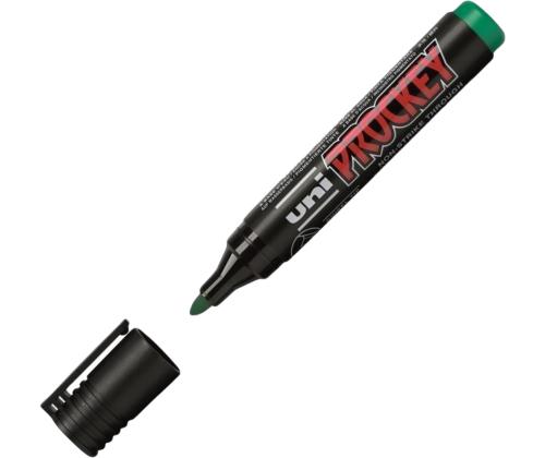 Pysyvä tussi kartiomaisella kärjellä UNI-BALL Prockey PM122 vihreä