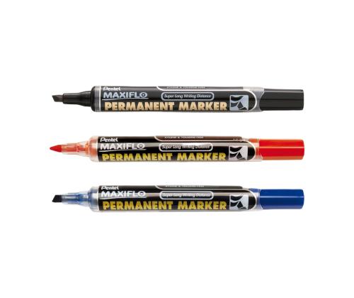 Pysyvä tussi leikatulla kärjellä PENTEL NLF60 musta