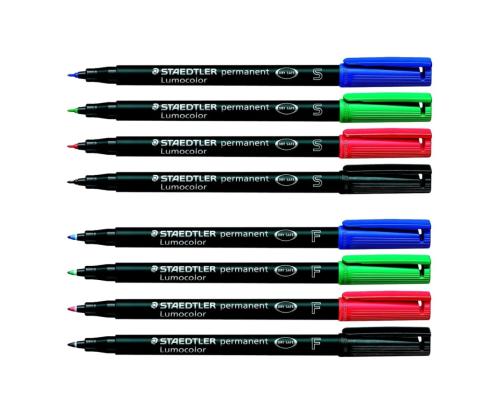 Pysyvä tussi OHP STAEDTLER Lumocolor 313 S 0,4mm musta