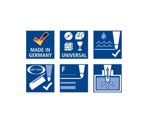 Pysyvä tussi OHP STAEDTLER Lumocolor 318 F 0,6mm sininen