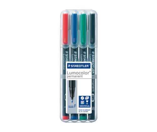Piirtoheitinkynä Staedtler Lumocolor 318 F 4v permanent