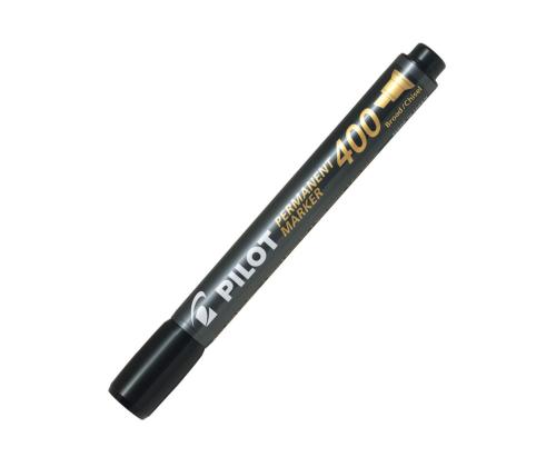 Pysyvä tussi PILOT 400, leikattu pää 4mm musta