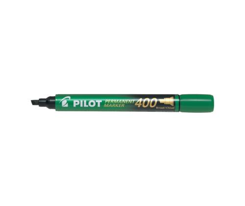 Pysyvä tussi PILOT 400, leikattu pää 4mm vihreä