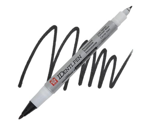 Permanentne marker SAKURA Identi-Pen kahe otsaga 0,4/1,0mm must