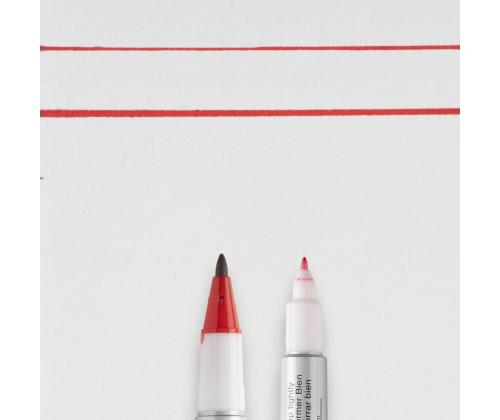 Pysyvä tussi SAKURA Identi-Pen kahdella päällä 0,4/1,0 mm punainen