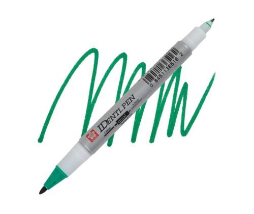 Pysyvä tussi SAKURA Identi-Pen kahdella päällä 0,4/1,0 mm vihreä
