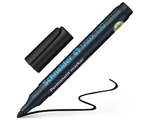 Pysyvä tussi SCHNEIDER 130 kartiomaisella kärjellä 1-3mm musta