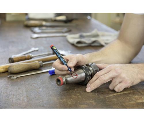 Pysyvä tussi SCHNEIDER 133 punainen leikatulla kärjellä