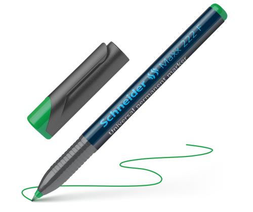 Piirtoheitinkynä Schneider 222F vihreä (0,6mm)