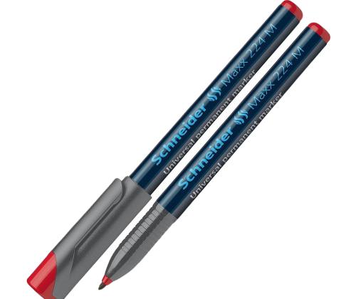 Pysyvä tussi OHP SCHNEIDER Maxx 224 M 1mm punainen