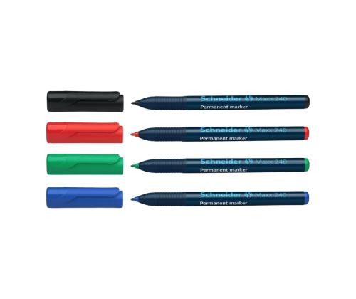 Pysyvä tussi SCHNEIDER Maxx 240 kartiomaisella kärjellä, musta