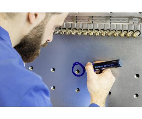 Pysyvä tussi leikatulla kärjellä SCHNEIDER MAXX 280 4-12mm musta