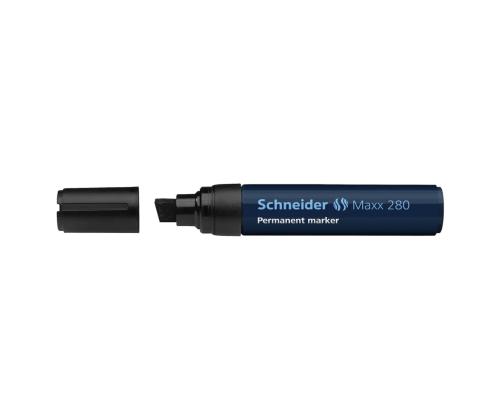 Pysyvä tussi leikatulla kärjellä SCHNEIDER MAXX 280 4-12mm musta