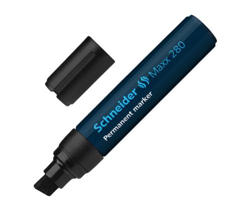Pysyvä tussi leikatulla kärjellä SCHNEIDER MAXX 280 4-12mm musta