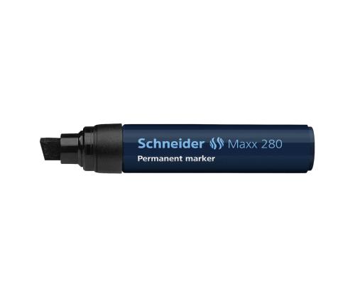 Pysyvä tussi leikatulla kärjellä SCHNEIDER MAXX 280 4-12mm musta