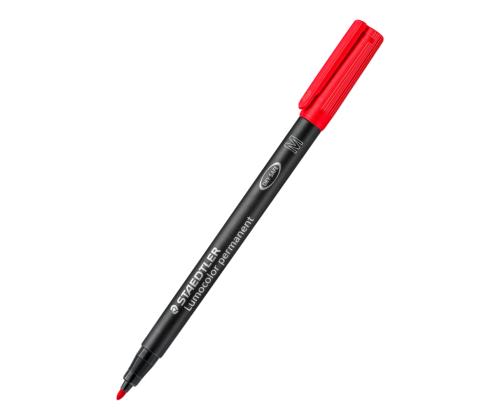 Pysyvä merkki STAEDTLER 8220-2 kartiomaisella kärjellä, punainen