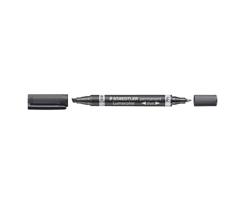 Markkeri Staedtler DUO 348 0,6/1,5mm musta
