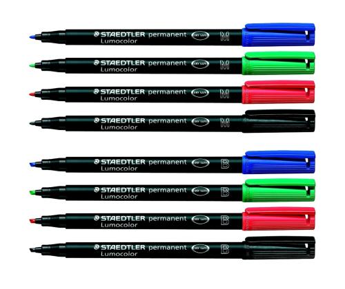 Pysyvä tussi OHP STAEDTLER Lumocolor 317M 1.0mm musta