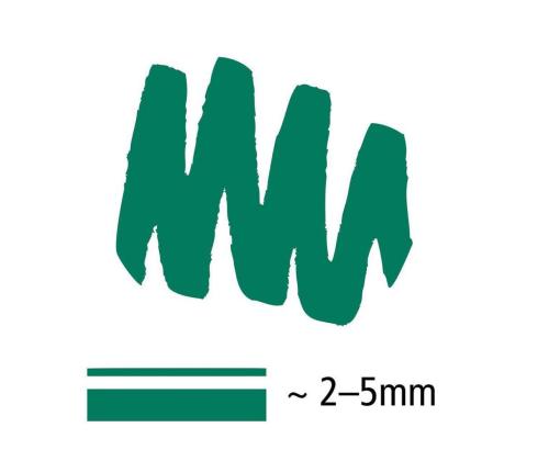 Permanentne marker STAEDTLER Lumocolor 350 lõigatud otsaga 2-5mm roheline