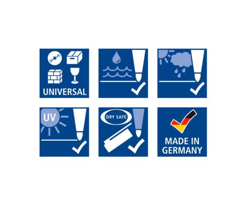 Permanentne marker STAEDTLER Lumocolor 350 lõigatud otsaga 2-5mm roheline