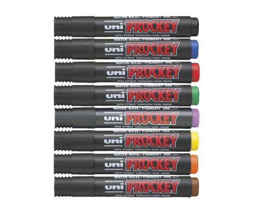 Pysyvä tussi kartiomaisella kärjellä UNI-BALL Prockey PM122 punainen